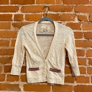 Boho chic mini cardigan